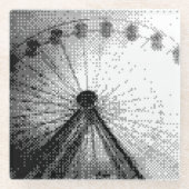 ferris-wiel glazen onderzetter (Voorkant)