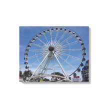 FERRIS WIEL OP CANVAS 20 "x 16"
