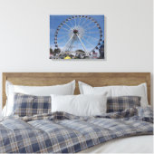 FERRIS WIEL OP CANVAS 20 "x 16" Afdruk (Insitu (Slaapkamer))
