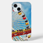 Ferris wiel roller onderzetter carnavalsfotografie Case-Mate iPhone case (Achterkant)