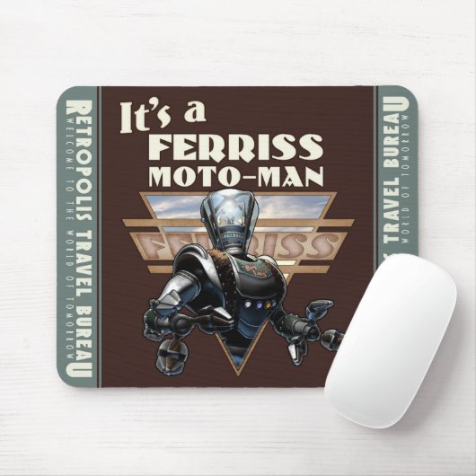 Ferriss Moto-Man Robot Muismat (Met muis)