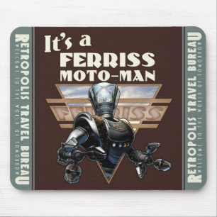 Ferriss Moto-Man Robot Muismat