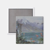 Ferritet Lake Genève, 1882 Magneet (Voorkant / Achterkant)