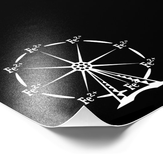 Ferro Ferris Wheel Foto Afdruk (Hoek)