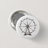 Ferro Ferris Wheel Ronde Button 3,2 Cm (Voorkant /achterkant)