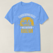 Ferroequinoloog Train Railfan Locomotive Hob T-shirt (Design voorkant)