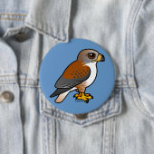 Ferruginous Hawk Ronde Button 4,0 Cm (In situ)