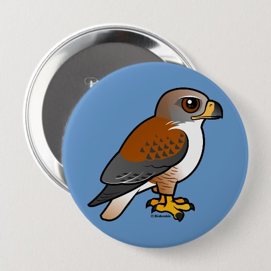 Ferruginous Hawk Ronde Button 4,0 Cm (Voorkant /achterkant)