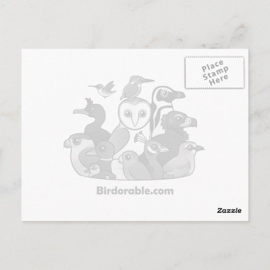 Ferruginous Hawk Statistics Briefkaart (Achterkant)