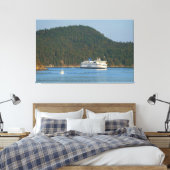 Ferry bij Miners Bay BC Canvas Afdruk (Insitu (Slaapkamer))