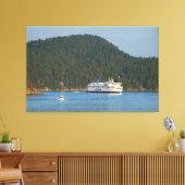 Ferry bij Miners Bay BC Canvas Afdruk (Insitu (Woonkamer))