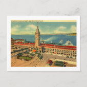 Ferry Building & Bay, San Francisco  Briefkaart (Voorkant)