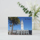 Ferry Building- San Francisco Briefkaart (Staand voorkant)