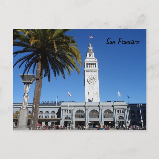 Ferry Building- San Francisco Briefkaart (Voorkant)