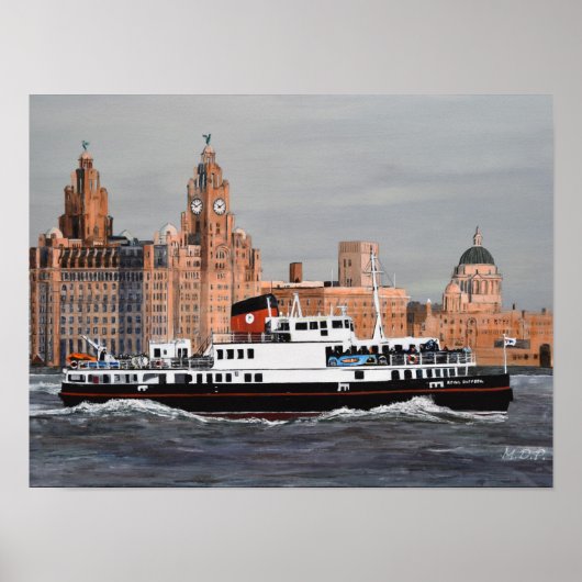 Ferry Cross de Mersey. Poster (Voorkant)