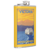 Ferry en Mountains - Victoria, BC Canada Heupfles (Rechts)