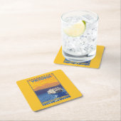 Ferry en Mountains - Victoria, BC Canada Kartonnen Onderzetters (Insitu)