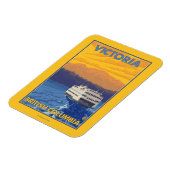 Ferry en Mountains - Victoria, BC Canada Magneet (Linkerzijde)