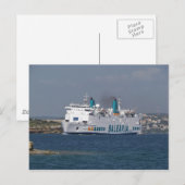 Ferry Isla De Botafoc Briefkaart (Voorkant / Achterkant)