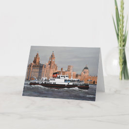 'Ferry, kruis de Mersey.' Kaart