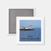 "Ferry" Lake ChamPlain, NY Magneet (Voorkant / Achterkant)