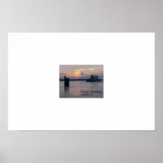Ferry Landing, Galveston TX Poster