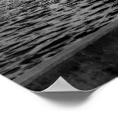 Ferry naar Seattle - zwart en wit Poster (Hoek)