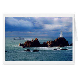FERRY PASSES CORBIERE LIGHTHOUSE