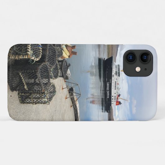 Ferry Sailing to Islay in Scotland iPhone Case (Achterkant (horizontaal))