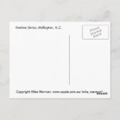 Ferry terminal, Wellington, N.Z. Briefkaart (Achterkant)