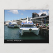 Ferry terminal, Wellington, N.Z. Briefkaart (Voorkant)