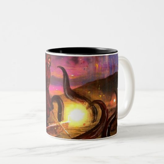 Ferryman-mok Tweekleurige Koffiemok (Voorkant rechts)