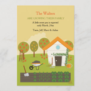 Fertile Garden zwangerschapsaankondiging Aankondiging