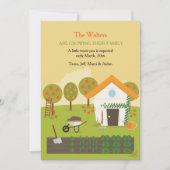 Fertile Garden zwangerschapsaankondiging Aankondiging (Voorkant)