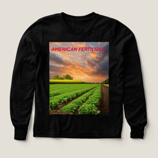 Fertilizer Ad Art Girls Tri-Blend Shirt (Voorkant)