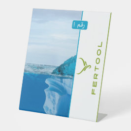 FERTOOL RECLAMEBORD MET VOETSTUK