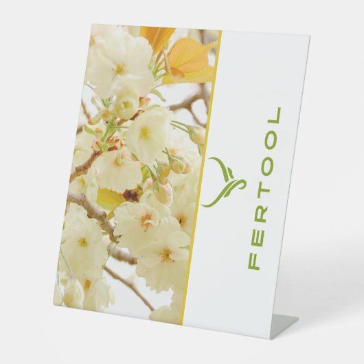 FERTOOL RECLAMEBORD MET VOETSTUK (Voorkant)