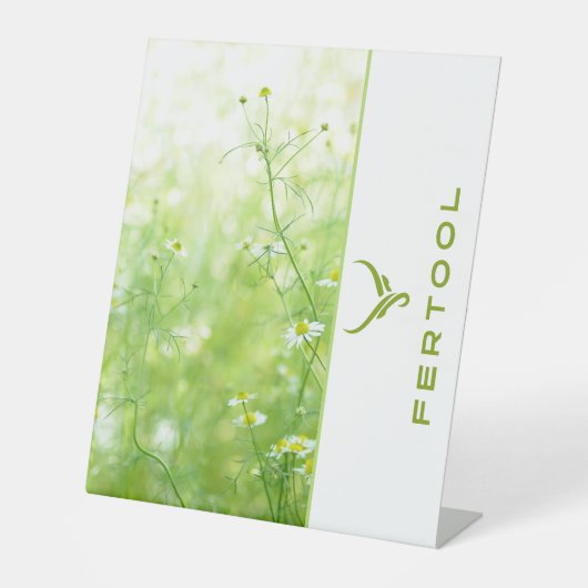 FERTOOL RECLAMEBORD MET VOETSTUK (Voorkant)