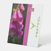 FERTOOL RECLAMEBORD MET VOETSTUK (Voorkant)