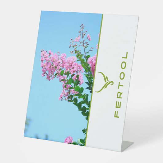 FERTOOL RECLAMEBORD MET VOETSTUK (Voorkant)