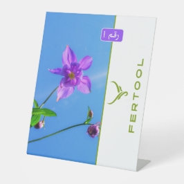 FERTOOL RECLAMEBORD MET VOETSTUK