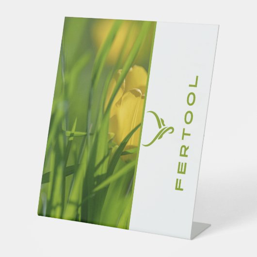 FERTOOL RECLAMEBORD MET VOETSTUK (Voorkant)