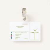 FERTOOL-Visitekaartje Badge (Achterkant met clip)