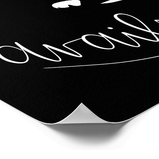 Fervent Prayer Beschikbaar - Praying Hands Black Poster (Hoek)