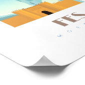 Fes city morocco Skyline Poster (Hoek)