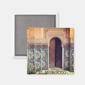 fes doorway marocco magneet (Voorkant / Achterkant)
