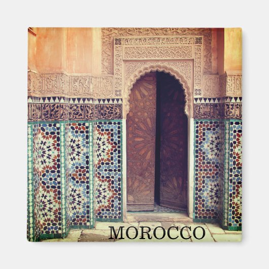 fes doorway marocco magneet (Voorkant)