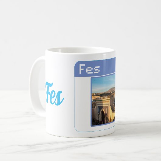 fes koffiemok (Voorkant links)