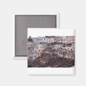 Fes Leather Tannery - Fes - Morocco Magneet (Voorkant / Achterkant)