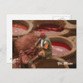 Fès, Maroc Briefkaart (Voorkant / Achterkant)